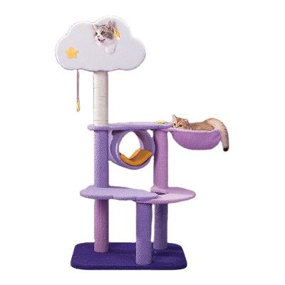 China Viable Cat Tree Toy Large Cat Furniture Pet Supplies Nebula Cat Climbing Frame for sale