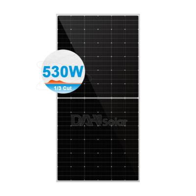 China Home Commercial Mono Crystalline Technology DAH Solar Cell 12v 1/3-Cut Solar Panels 530w 540w 550 Watt PV Panel for sale