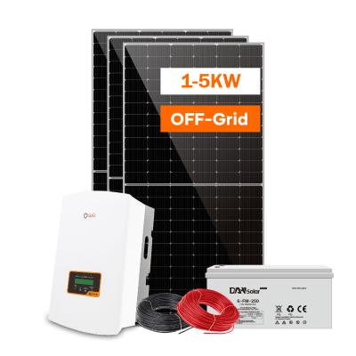 China 5kw household home solar system off grid 5000 kw home kit energia solar for sale