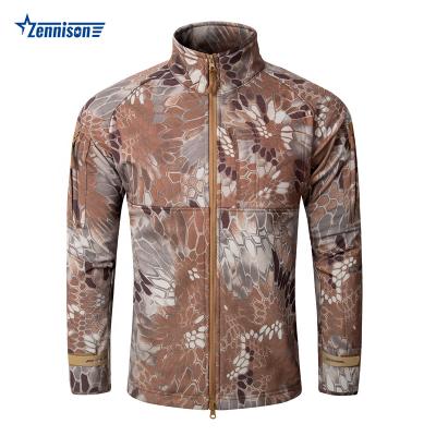 China Hot Selling Camouflage Custom Military Men's Breathable Softshell Tactical Jacket Waterproof for sale