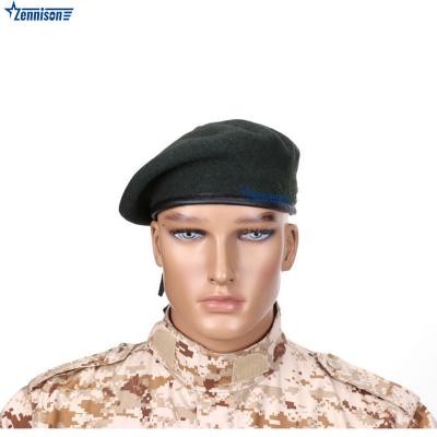 China Wholesale Army Zennison Premium Wool Beret Military Hat For Men Te koop