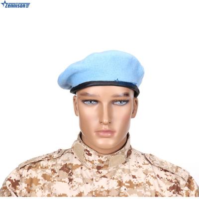 Cina Army Soldier Beret Wool Uniform Cover Army Wool Beret Military Hat For Men in vendita