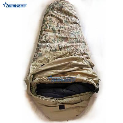 China Lightweight Waterproof Breathable 3 Layers Laminate BIVY Bag Cover Composite Fabric BIVY Tactical Camping Sleeping Bag Te koop