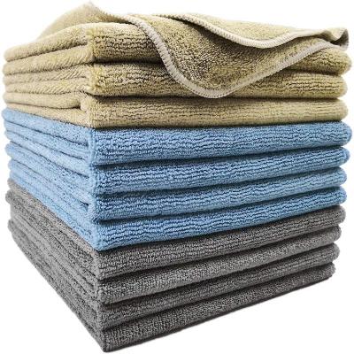 China Viable Size Car Eco Thick Micro Fiber Microfiber Customized Cleaning Clothes For Car Wash for sale