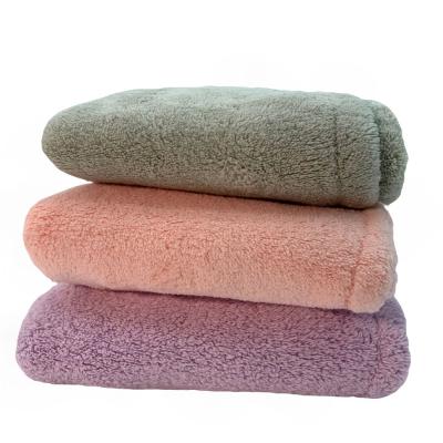 China Compressed Super Water Absorbent Microfiber Hair Quick Drying Turban Wraps Towel for sale