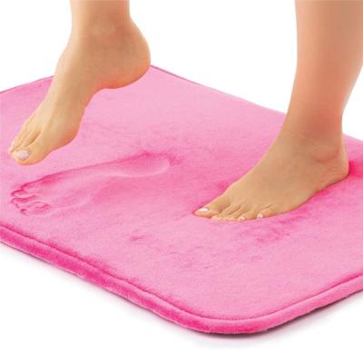 China Viable Design Cheap Washable Absorbent Mat Covers Waterproof Bathroom Memory Foam Bath Mat Mat Cover Mat for sale