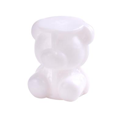 China Viable Wholesale 3d Food Grade Silicone Ice Cube Mold Bear Ice Cube Mold for sale