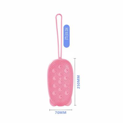 China Smooth 2022 New Made In China High Quality High Quality Silicone Bubble Long Silicone Bath Brush for sale