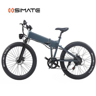 China Hot Selling Simate Eb09 Ebike Aluminum Alloy Folding Electric Bike For Adult Electric City Electric Bicycle for sale