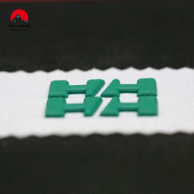 China High Density 3D Printed Custom Name 3D Logo Heat Transfer Iron On Silicone Letters For T Shirt for sale