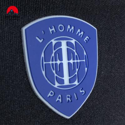 China 3D Heat Transfer Iron On Mold 3D Silicone Logo Football Patches for sale