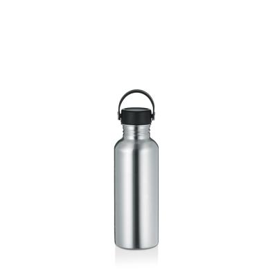 China American minimalist 304 stainless steel sports water bottle with wide mouth and large capacity mountaineering buckle for sale