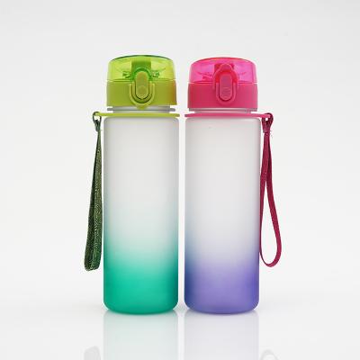 China Custom Minimalist Hot Goods Logo BPA Free Plastic Water Bottle With Storage Compartments 750ml Plastic Water Bottle for sale