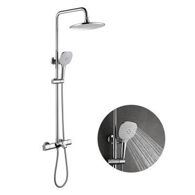 China With Sliding Bar Brushed Gold Shower Faucet In Wall 8