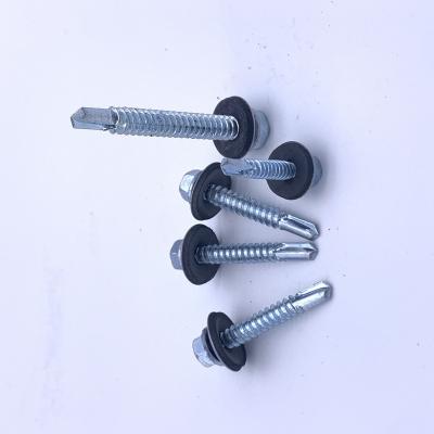 China China supply heavy industry self tapping hex head roofing drilling screws with EPDM gasket from manufacturer price for sale