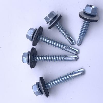 China Heavy Industry Factory Price Heavy Industry Hex Head Self Drilling Screw HEX SDS Stock High Quality Wholesale for sale