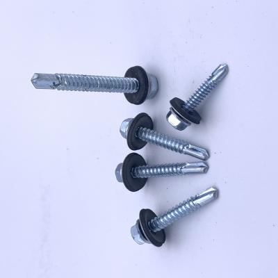 China Heavy Industry Carbon Steel Hex Head Self Drilling Screw HEX SDS Wholesale for sale