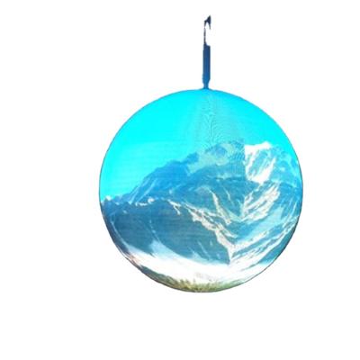 China Indoor 360 Degree LED Video Display Sphere LED Video Circular Advertising Ball Led Screen for sale