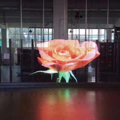 China Outdoor transparent glassy high-tech hd full color led screen new products indoor customs lead the display for sale