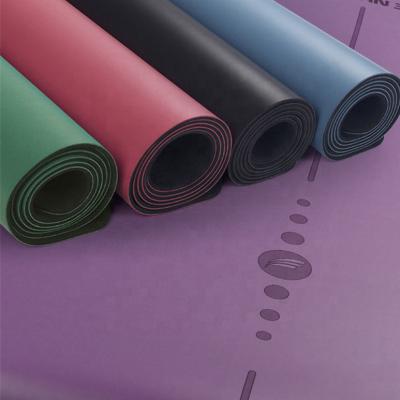 China Pilates Exercise Fitness Exercise Rubber And Pro PU Yoga Mat Mat Profession Non Slipping Classic for sale