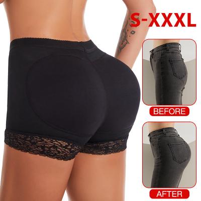 China Antibacterial Woman Breathable Hip Pad Slimming Full Butt Pants Shapers Butt Lift Body With Lace for sale