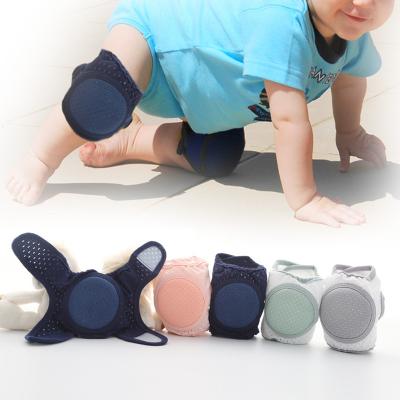 China Breathable Elasticity Adjustable Baby Knee Pads Breathable Knee Pads For Baby Anti Slip Protective Crawling Pads Walk Aid Adjustable Knee for sale