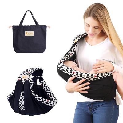 China Lovely Baby Organic Cotton Wrap Sling Carrier Infants Cotton Carrier Sling Wrap Infants Nursing Newborns Covering for sale