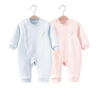 China Spring Casual 100% Cotton Baby Rompers Winter Autumn Unisex Baby Clothes for Newborn Boys and Girls for sale