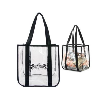 China Bioga Recyclable Storage Bikini Drawstring Covering Plastic Coated Bag Cloth Canvas Clear PVC Bag for sale