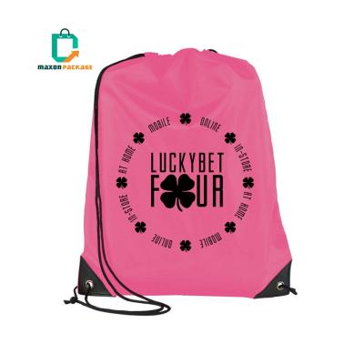 China Fashion BSCI Audit Honey Shopping Bag China Manufacture Drawstring Bag Printed for sale