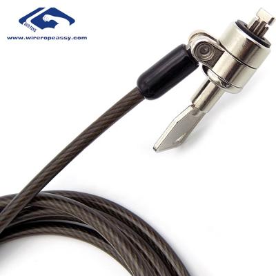 China New Product Customized Security Laptop iPad Digital Cable Lock Zinc Alloy for sale