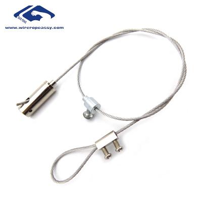 China Sophisticated Bar Technology Hanging Fittings Adjustable Ceiling Lighting Hanging Suspension Cable Kits for sale