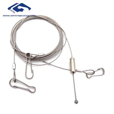 China China Factory Stainless Steel Light Fixture Hanger Clamp MANUFACTURING Wire Rope for sale