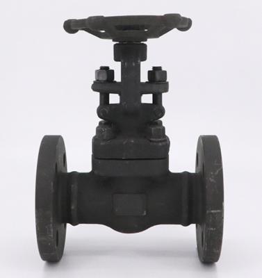 China General High Temperature Pressure Operation Flanged Forged Steel Manual Gate Valve for sale