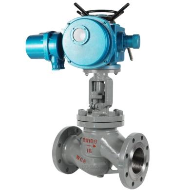 China General Cast Steel Flanged Standard One Way Electric Ball Valve Anti - Corrosion for sale