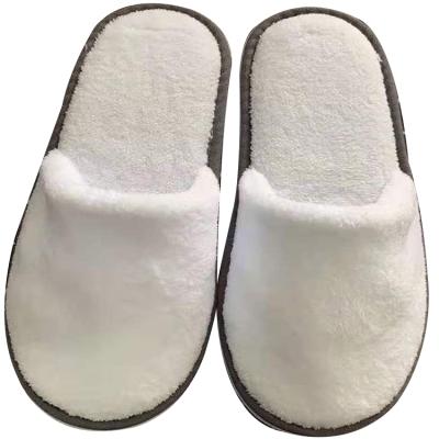 China Low Price White Hotel Flight Disposable Slippers SP2002-3DF for sale