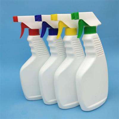 China Plastic Household Products 500ml Spray Bottle Toilet Detergent Bottle for sale