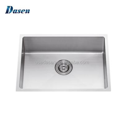 China Hand Made Without Faucet Kitchen Sink Undermount Sinks Stainless Steel for sale