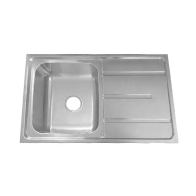 China With Single Faucet Kitchen Stainless Steel Bowl Drop In Kitchen Sink With Drain for sale