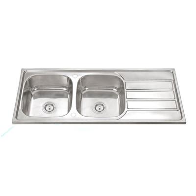 China With Double Faucet Bowl Lavamanos Sink Restaurant Undermount Sinks for sale