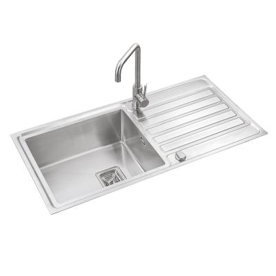 China Without faucet lavamanos classic laundry washbasin outdoor stainless steel sink for sale