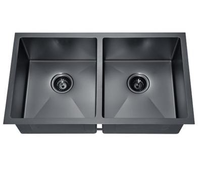 China Without Double Faucet Guangdong SUS304 Kitchen Sink Nano Black Kitchen Sink for sale