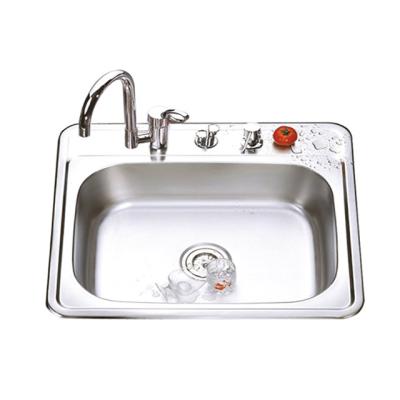 China Hot Selling Model DS 6356 Stainless Steel Wash 304 Sink Faucets SUS 304 Sink Without Faucet With Modern Design for sale