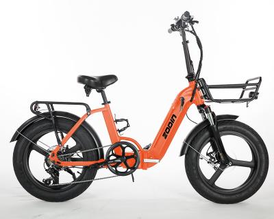 China 2021 Aluminum Alloy Retro High End Folding Electric Bicycle Electric City Lady Bike for sale