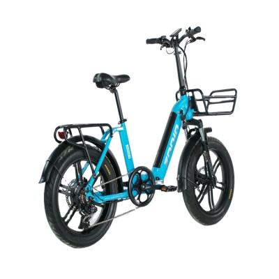 China 2021 Aluminum Alloy Fat Tire Folding Electric Bike Bicycle for sale