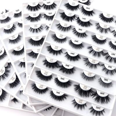 China Wholesale lashes3d wholesale handmade 20mm thick lashes private label 15mm strip full lashes for sale