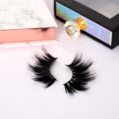 China Full Natural Soft Strip Lashes New Arrivals 25mm 60mm 100% Fur Mink Eyelashes Cheap Price Eyelashes Factory for sale