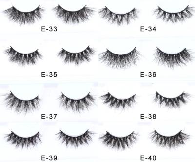 China Different office 25mm long natural half magnetic mink eyelashes wholesale 25mm magnetic 3d mink eyelash for sale