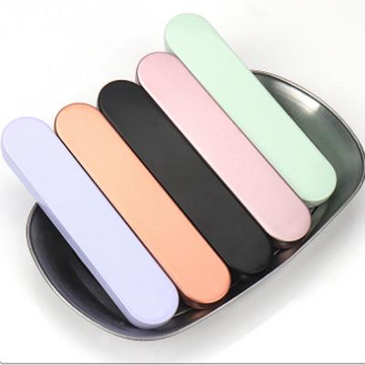 China Apply Eyelash Extensions New Style Fashion Eyelash Tweezers Case Customize Logo Box Accept Multicolors Tinplate Tweezers for sale