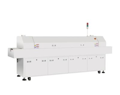 China High Quality SMD Soldering 8 Zones Solder Paste Reflow Oven Machine SMT Machine SMT Production Line ET-R8 for sale